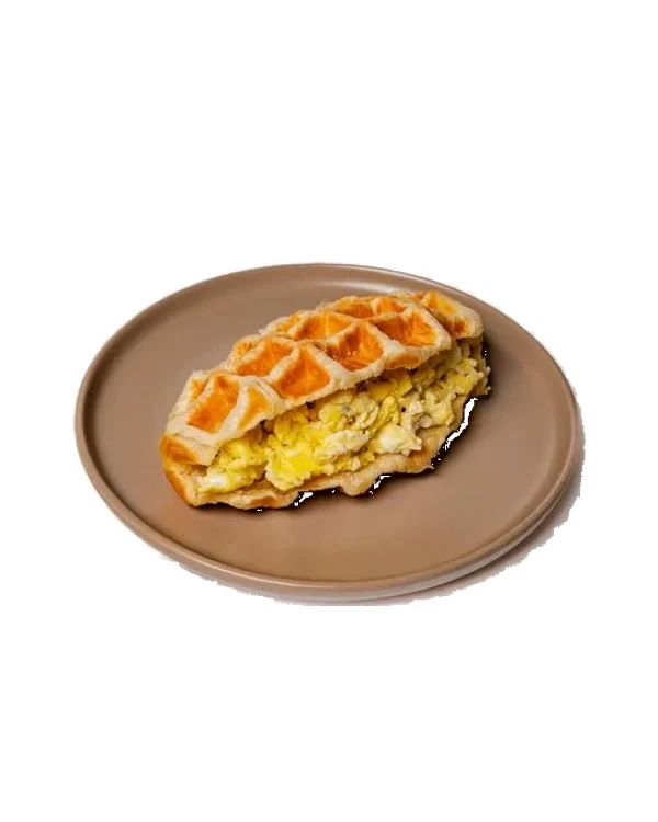 Egg & Cheese Croffle at Shaghf Cafe