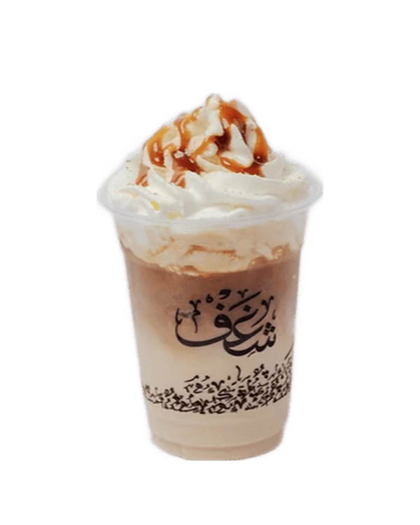 Iced Winter Twist Caramel at Shaghf Cafe