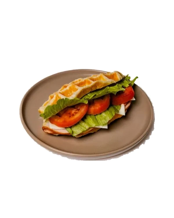 Turkey Croffle at Shaghf Cafe