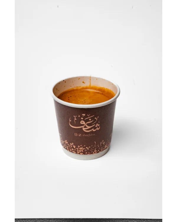 Double Espresso at Shaghf Cafe