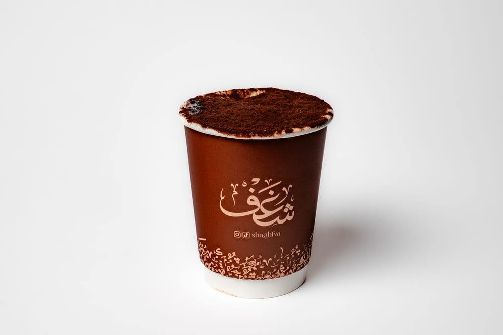 HOT TIRAMISU at Shaghf Cafe